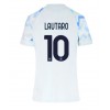 Inter Milan Lautaro Martinez #10 Bortedrakt Kvinner 2025-26 Kortermet